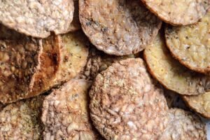 Crackers de tempeh